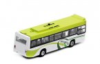 Kids Pull-Back Function Yellow / Green City Bus Toy