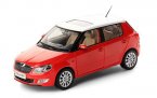 Blue / Red / Orange 1:18 Scale Diecast Skoda Fabia Model