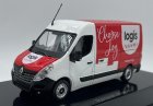 White-Red 1:43 Scale NOREV Diecast Renault Master Van Model