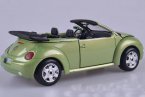 Green 1:24 Scale Burago Diecast VW New Beetle Cabrio Model