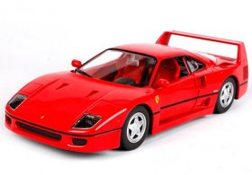 1:24 Scale Red Bburago Diecast Ferrari F40 Model