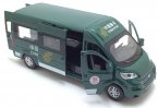 Kids Green China Post Diecast Ford Transit Van Bus Toy