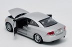 Silver Bburago 1:24 Scale Diecast Volvo C70 Coupe Model