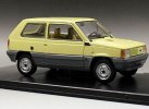 1:24 Scale Yellow Whitebox Diecast 1980 Fiat Panda 30 Model