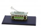 1:87 Scale Green-White L AFFAIRE Tram Model