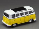 Kids 1:64 Scale Green / Blue / Yellow Diecast VW T1 Bus Toy