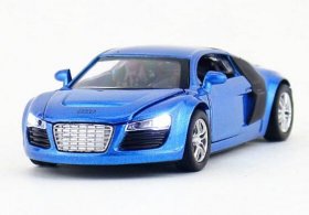 1:32 Red / White / Blue / Purple Kids Diecast Audi R8 Toy