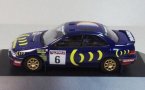 Blue 1:43 Scale Diecast Subaru IMPREZA Model