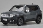 White / Orange / Red / Gray 1:18 Diecast Jeep Renegade Model