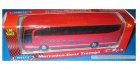 1:60 Scale Red Diecast Mercedes Benz Travego Tour Bus Toy