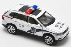 White Kids 1:32 Scale Police Diecast VW Tiguan L SUV Toy