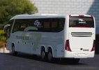 1:42 White Diecast Marcopolo G7 Paradiso 1200 Coach Bus Model