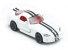 Mini Scale White Kids SIKU 1434 Diecast Dodge Viper Toy