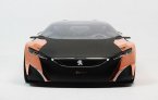 Black-Golden 1:18 Scale Diecast Peugeot Concept ONYX Model