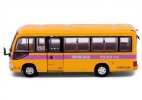 Yellow Hong Kong Toyota Coaster Diecast School Bus Toy