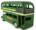 Medium Scale Red /Green 1905 Year Double Decker London Bus Model