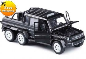 1:32 Kid Black /White /Silver Diecast Mercedes-Benz G63 AMG Toy