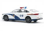 1:64 Scale White Police Diecast 2021 Geely Preface Model