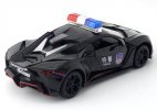 1:32 Kids Black / White Police Diecast Lykan Hypersport Car Toy