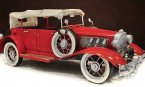 Red 1:12 Large Scale Tinplate 1935 Duesenberg Model SJ Car