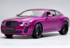 Purple /White / Gray 1:24 Scale Bentley Continental Super Sports