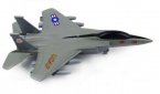 Gray / White / Yellow Kids Die-Cast F-15 Eagle Fighter Toy