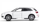 Kids 1:32 Scale Blue / Black / White Diecast Audi Q5 SUV Toy