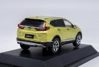 Yellow / Black / White 1:43 Scale Diecast 2017 Honda CR-V Model