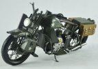 Large Scale Army Green Tinplate 1943 Harley Davidson WLA Model