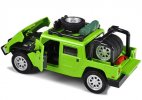 Red / Yellow / Green 1:32 Scale Kids Diecast Hummer H1 Toy