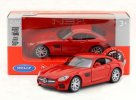 Kids Welly Yellow / Red 1:36 Diecast Mercedes Benz AMG GT Toy