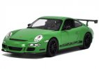 White / Green / Orange 1:18 Welly Diecast Porsche 911 GT3 RS