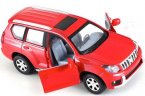 Red / White / Black 1:32 Diecast Toyota Land Cruiser Prado Toy