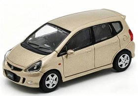 1:64 Pink /Silver /Golden /Purple Diecast 2001 Honda Jazz Model
