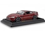 Wine Red / White 1:24 Scale Bburago Diecast Jaguar XKR-S Model