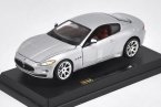 Silver / Black Bburago Diecast Maserati GranTurismo Model