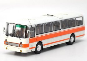 Red/ Blue / Orange 1:43 Scale Diecast LAZ-699 City Bus Model