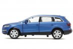 Blue / White Kids 1:24 Scale Diecast Audi Q7 Toy