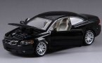 Black 1:24 Scale Bburago Diecast Volvo C70 Model