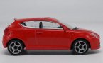 1:43 Scale Red Diecast Alfa Romeo MiTo Model