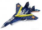 Kids Black / Red / Blue Die-Cast MiG-29 Fighter Aircraft Toy