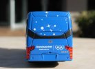 1:64 Scale Blue-White Die-Cast Beijing 2008 Olympics Bus Model