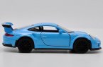 Kids 1:36 Scale Welly Blue Diecast 2016 Porsche 911 GT3 RS Toy