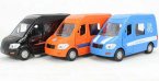 Kids 1:36 Scale Black / Orange / Blue Diecast Iveco Bus Toy