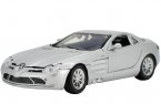 Silver / Black 1:24 MotorMax Diecast Mercedes-Benz SLR Model