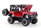 Kids Big Tyres Pull-Back Diecast Jeep Wrangler Rubicon Toy