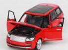 1:24 Scale Red / White / Black Rastar Diecast Range Rover Model