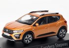 Orange 1:43 Scale NOREV Diecast Dacia Sandero Stepway Model