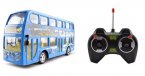 Kids Blue Full Function R/C Double-deck Bus Toy