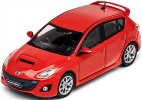 1:64 Scale Black / Red/ Yellow /White Diecast Mazda 3 MPS Model